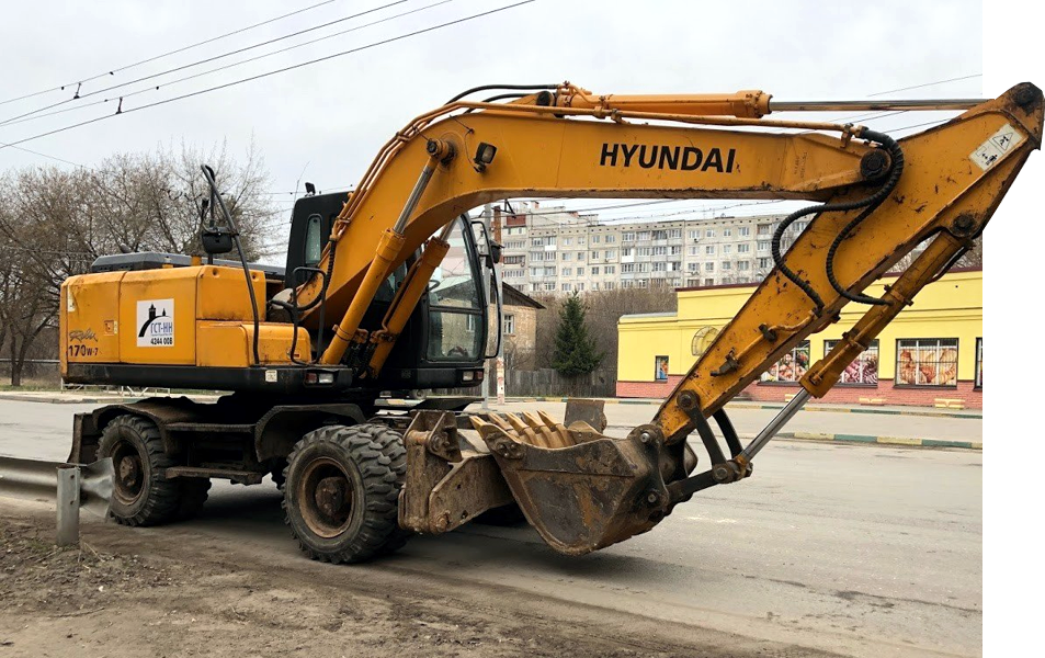 Полноповоротные экскаваторы